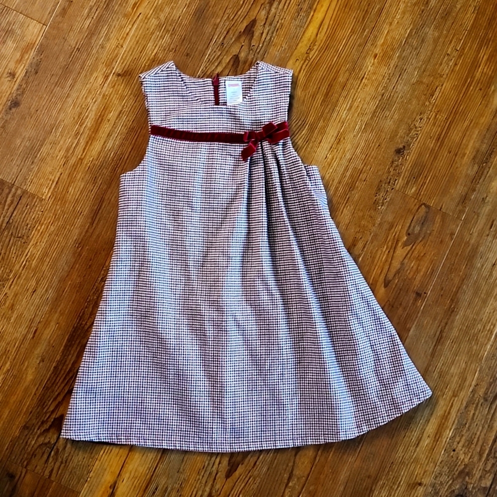 Gymboree size 7 checkered jumper